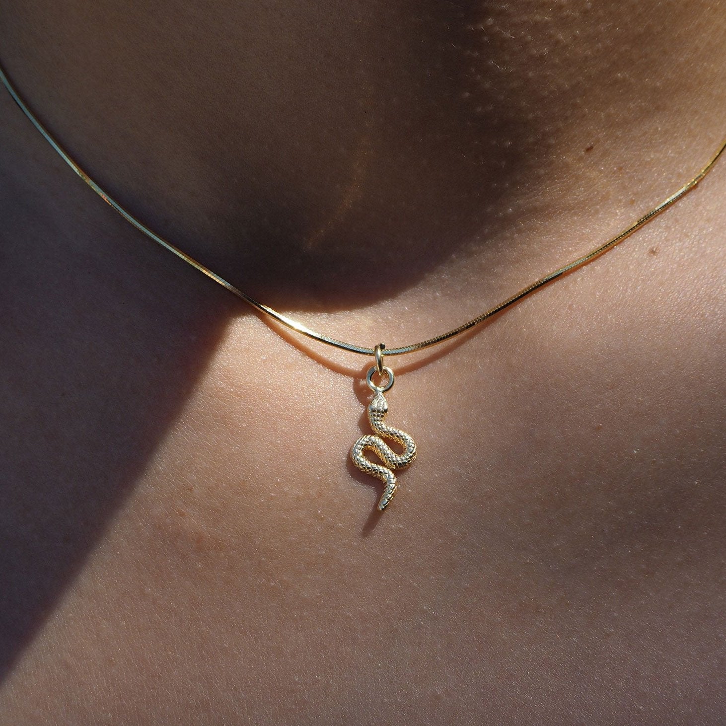 Gold Viper Necklace